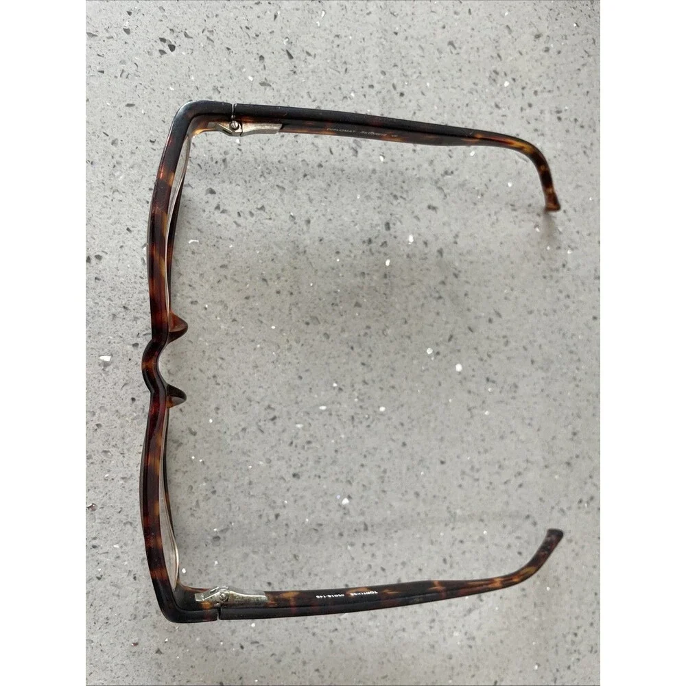 St Moritz Diplomat Tortoise Eyeglasses Eye Glasses Frames ONLY 55-16-145 brown